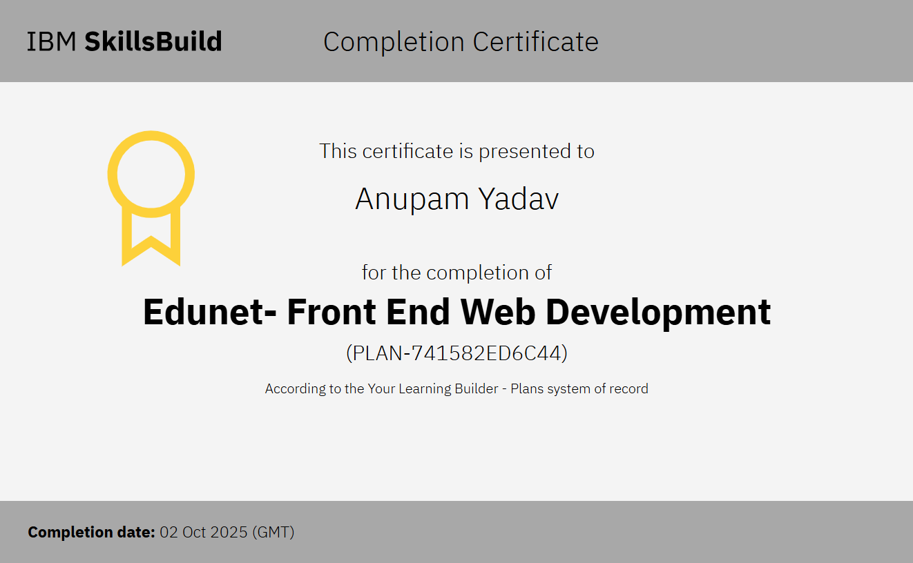 Front-End Web Development