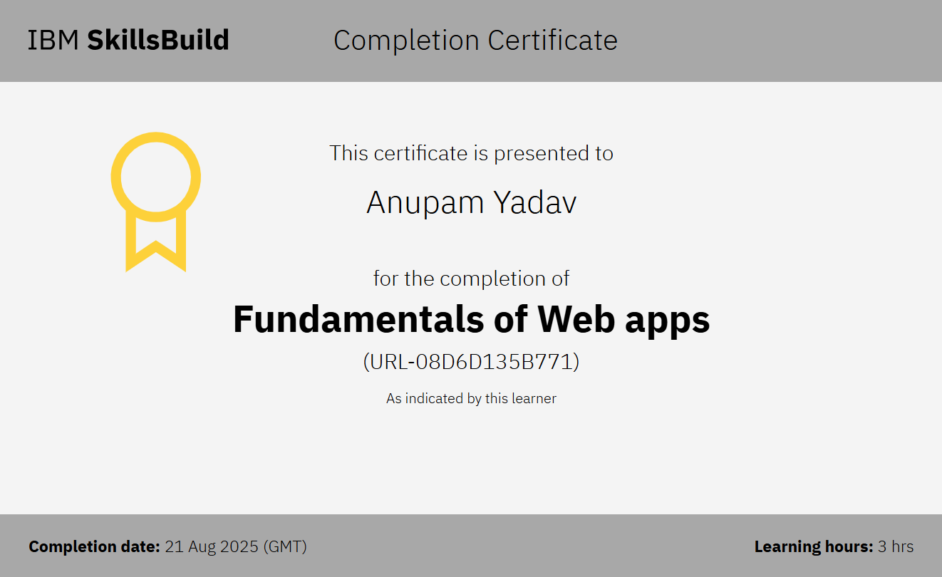 Fundamentals of Web Application