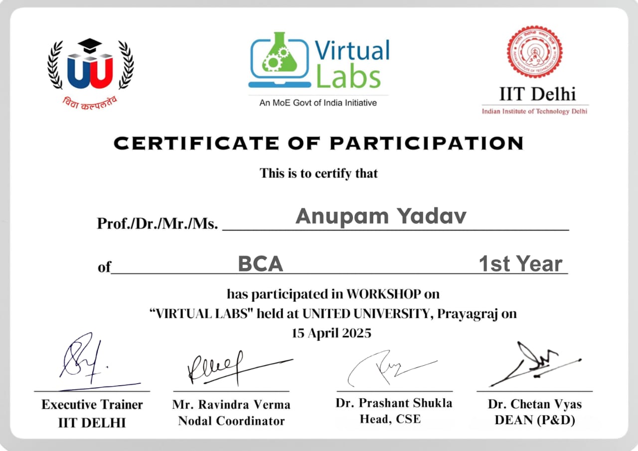 Virtual Labs Workshop